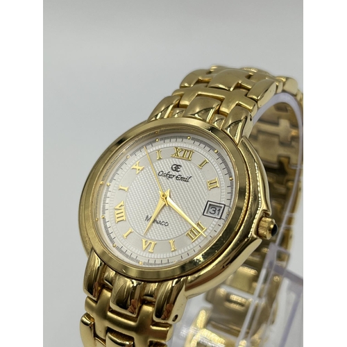 Oskar emil outlet gold watch