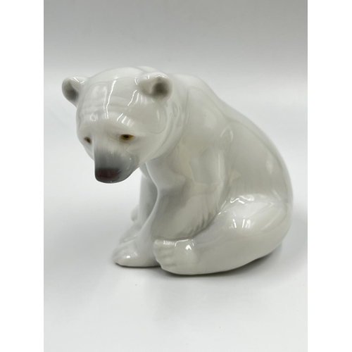 431B - Two boxed Lladro Polar Bear figurines, one model no. 1209 and one model no. 1207