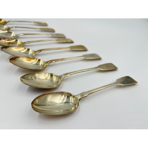 287 - Eight Victorian hallmarked London silver teaspoons, dated 1846 - approx. gross weight 168 grams and ... 