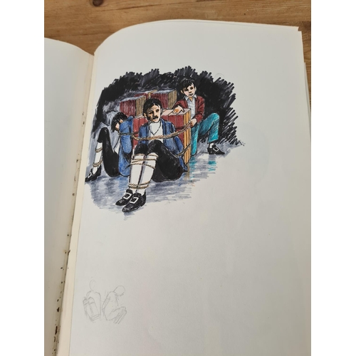 1193 - A collection of sketches and studies by Cheshire artist George Thompson (1934-2019)