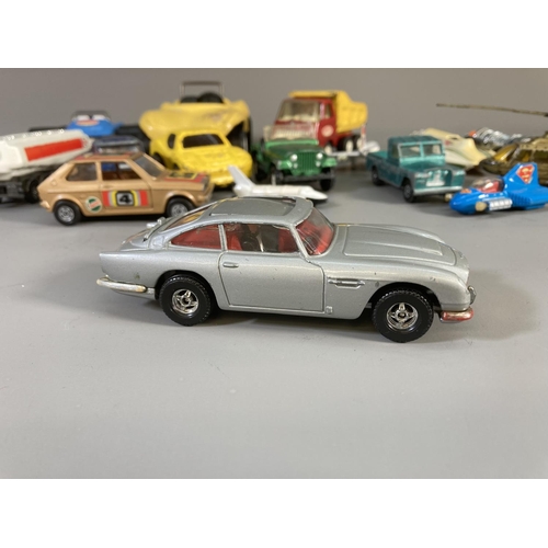 663 - A collection of Corgi and Tonka diecast model vehicles to include Corgi 007 Aston Martin DB5, Tonka ... 