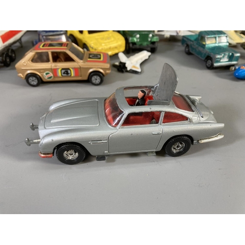 663 - A collection of Corgi and Tonka diecast model vehicles to include Corgi 007 Aston Martin DB5, Tonka ... 