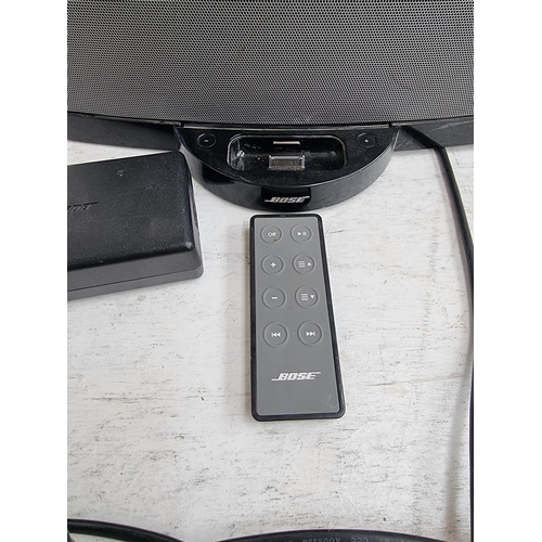 1274 - A Bose SoundDock Series II iPod docking speaker with power adapter and remote control