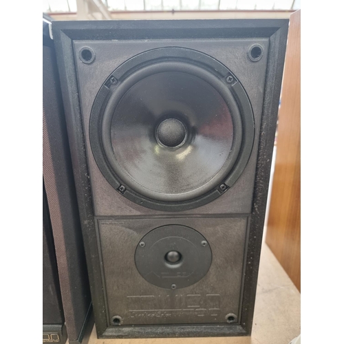 1285 - A pair of Mission model 700 leading edge 6Ω two way bookshelf hi-fi speakers