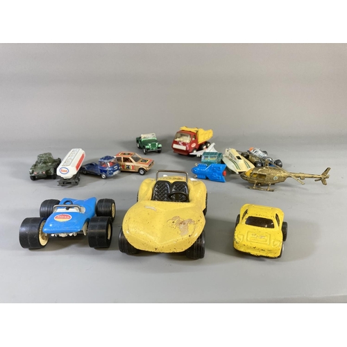 663 - A collection of Corgi and Tonka diecast model vehicles to include Corgi 007 Aston Martin DB5, Tonka ... 