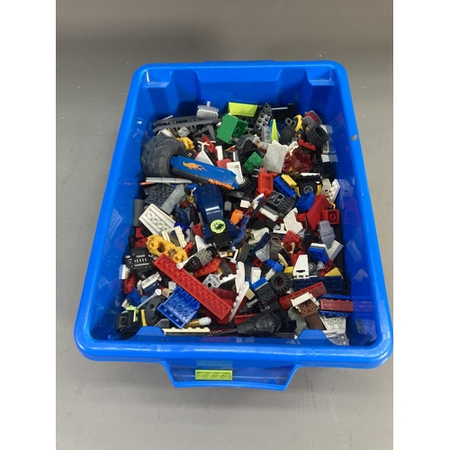 681 - Two boxes containing a large quantity of Lego