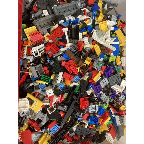 683 - A box containing a large quantity of Lego