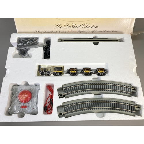 603 - A boxed Bachmann 'The DeWitt Clinton' HO scale electric trainset  - item no. 00641