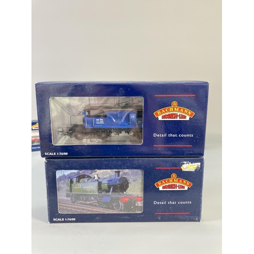 607 - Eight boxed Bachmann Branch-Line model railway vehicles to include 4560 45XX tank locomotive in blac... 