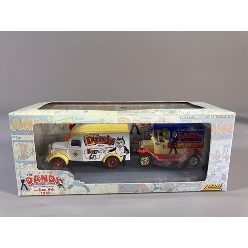 608 - A collection of boxed and unboxed diecast model vehicles to include Corgi Motoring Memories 61218 LM... 