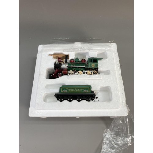 610 - A Bachmann Hawthorne Village Thomas Kinkade Christmas Express Train Set to include 2-6-0 engine loco... 