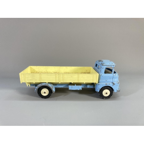 635 - Two vintage Tri-ang tinplate model vehicles, one Heath & Downs Horse Box Truck and one farm truck