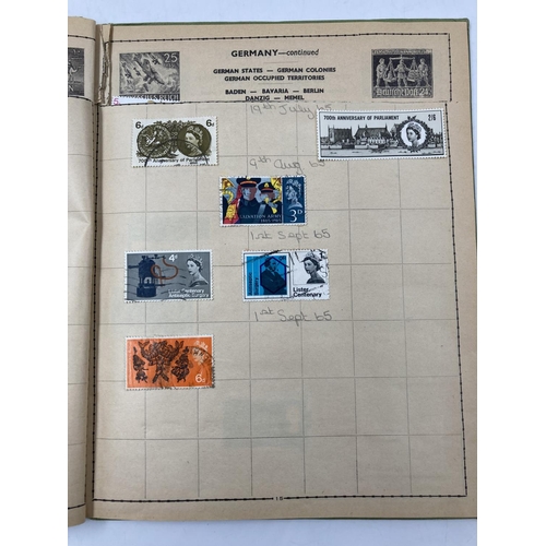 764 - A large collection of various stamps and stamp albums containing various World Wide stamps