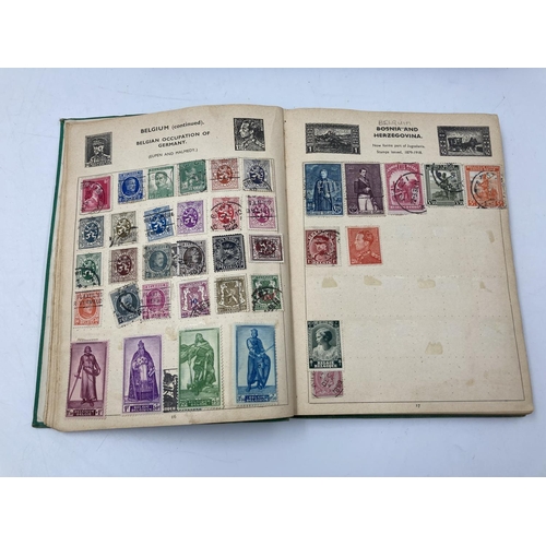 764 - A large collection of various stamps and stamp albums containing various World Wide stamps