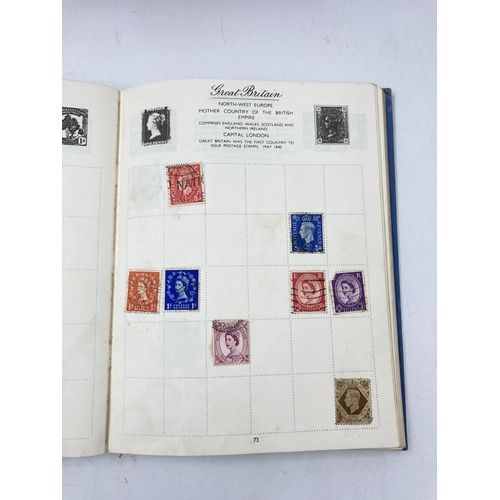 765 - Five stamp albums containing a large collection of assorted World Wide stamps