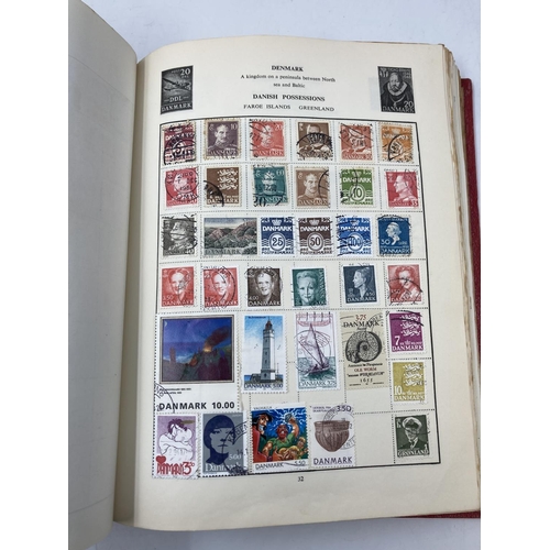 765 - Five stamp albums containing a large collection of assorted World Wide stamps