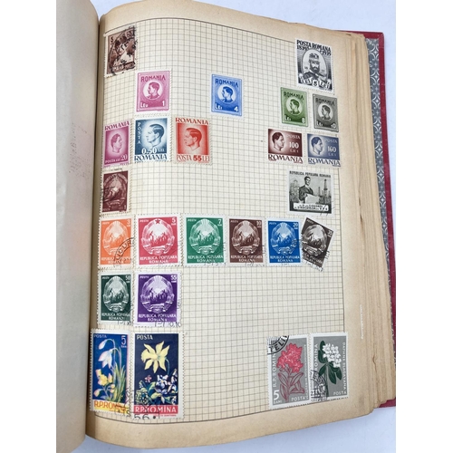 767 - Seven stamp albums containing a large collection of assorted World Wide stamps and First Day covers ... 