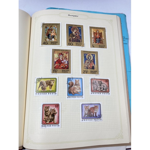 760 - A large collection of assorted stamp albums to include Stanley Gibbons Gay Venture, Stanley Gibbons ... 