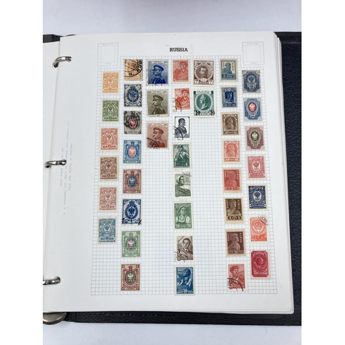 760 - A large collection of assorted stamp albums to include Stanley Gibbons Gay Venture, Stanley Gibbons ... 