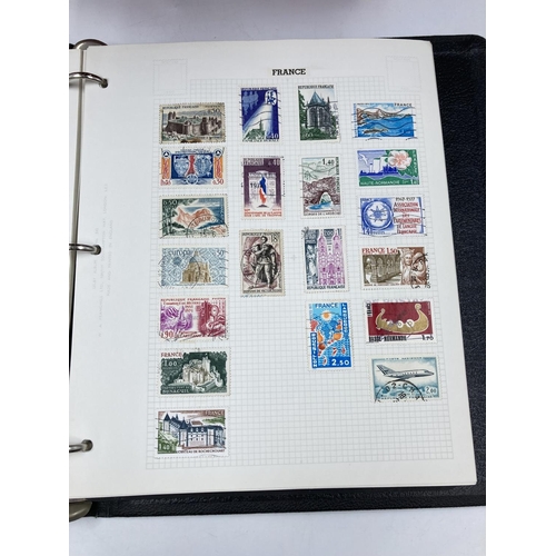 760 - A large collection of assorted stamp albums to include Stanley Gibbons Gay Venture, Stanley Gibbons ... 