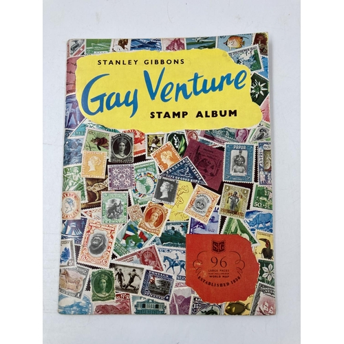 760 - A large collection of assorted stamp albums to include Stanley Gibbons Gay Venture, Stanley Gibbons ... 