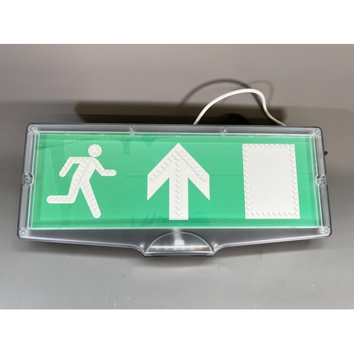 835 - A boxed XiTlight illuminated emergency exit sign - approx. 21cm high x 48cm wide