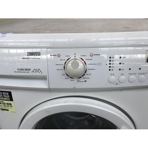 1576 - A Zanussi ZW7120K 6kg 1200-spin washing machine with instruction manual - approx. 60cm wide