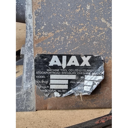 1648 - An Ajax 240V double ended bench grinder - model no. DS8150T