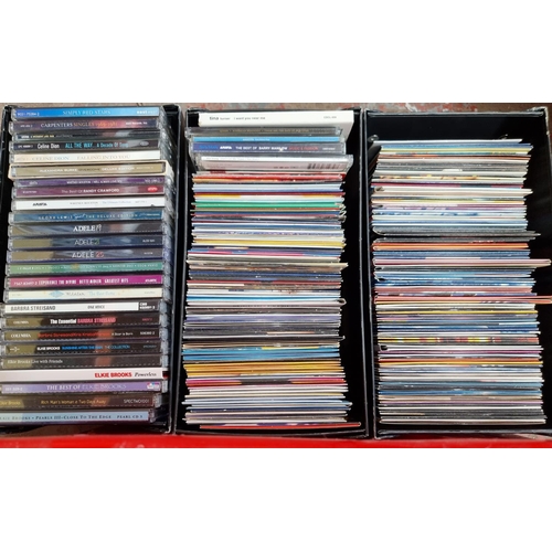 1312 - Four boxes containing a collection of CDs - see images for titles