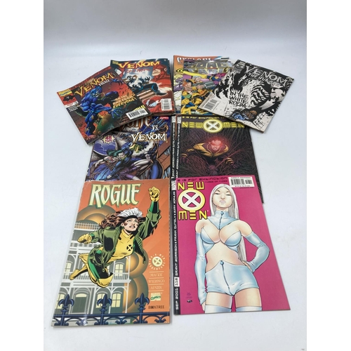 775 - Twenty two various Marvel comics to include Venom, X-Men, Rogue etc.