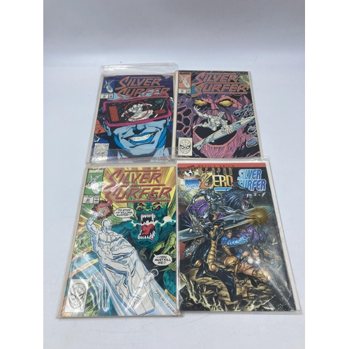 781 - Eighteen Marvel Silver Surfer comics