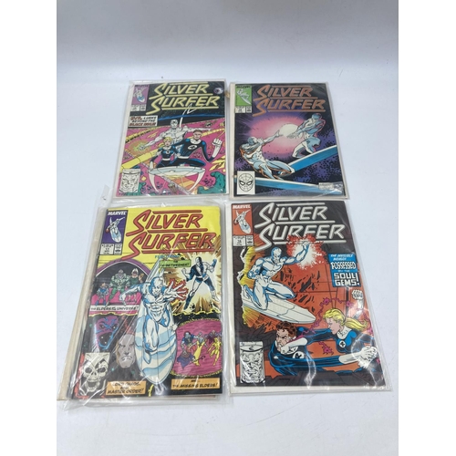 781 - Eighteen Marvel Silver Surfer comics