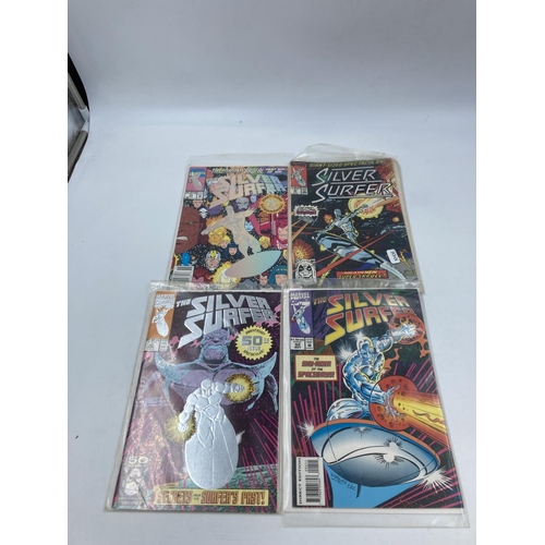 784 - Eleven Marvel Silver Surfer comics