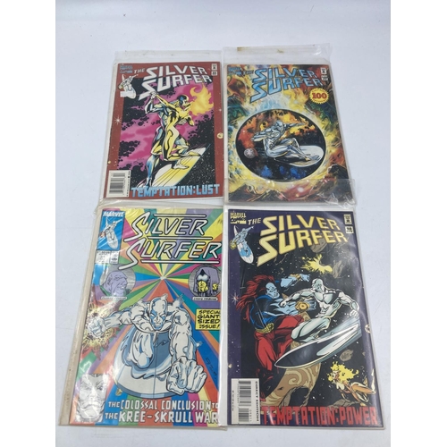 784 - Eleven Marvel Silver Surfer comics