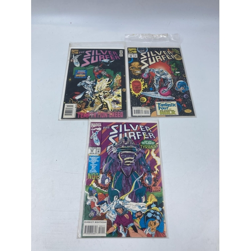 784 - Eleven Marvel Silver Surfer comics