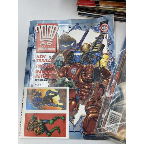 785 - A large collection of assorted Judge Dredd comics