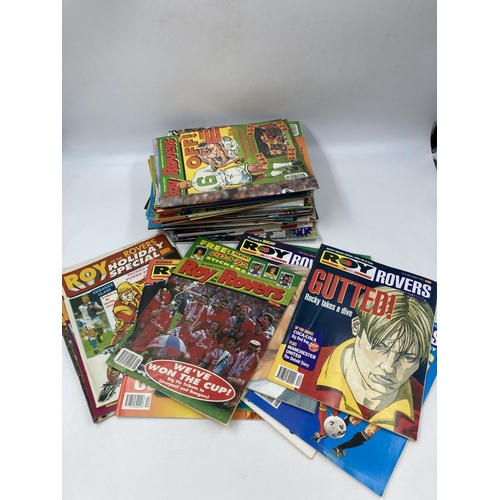 786 - A large collection of 1990s Roy of The Rovers comics