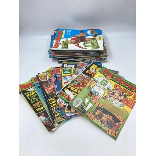 786 - A large collection of 1990s Roy of The Rovers comics