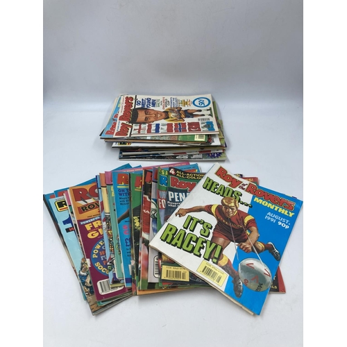 786 - A large collection of 1990s Roy of The Rovers comics