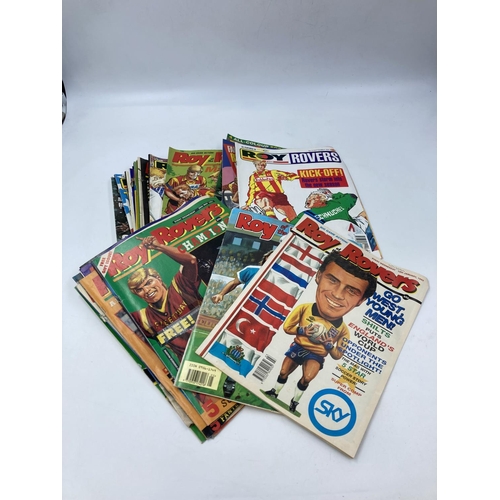 786 - A large collection of 1990s Roy of The Rovers comics