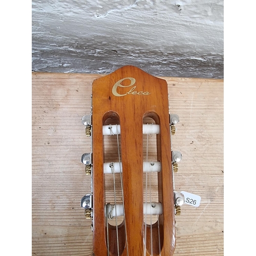 1402 - Four classical guitars, one Hohner MC-05 full size, two Eleca DAG-IN-36 ¾ size and one Audition ¾ si... 