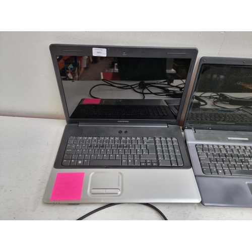 1471 - Three laptops, one Compaq Presario CQ71, one Toshiba and one HP