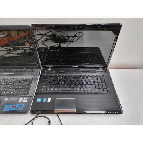 1471 - Three laptops, one Compaq Presario CQ71, one Toshiba and one HP