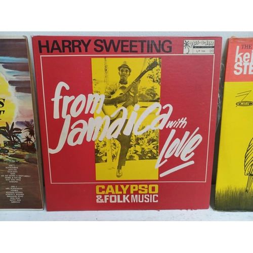 1328 - Four Jamaican records, one Harry Sweeting 'From Jamaica With Love' vinyl LP (Port-O-Jam LP106 sleeve... 