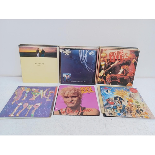 1333 - A collection of vinyl records to include Prince, Echo & the Bunnymen, Billy Idol, Tears For Fears, T... 