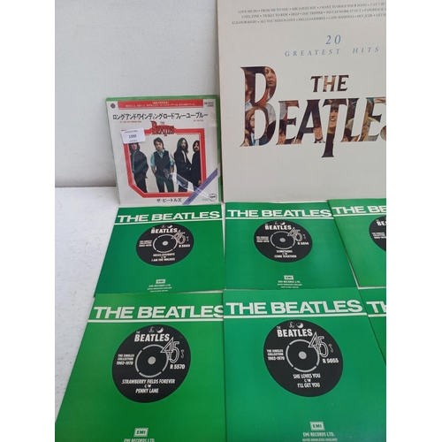 1350 - A collection of The Beatles vinyl records - see images for titles