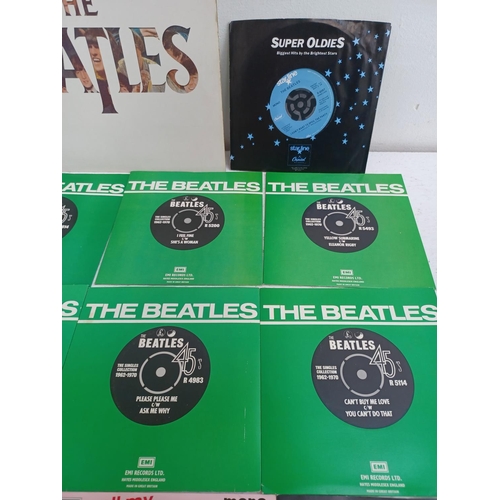 1350 - A collection of The Beatles vinyl records - see images for titles