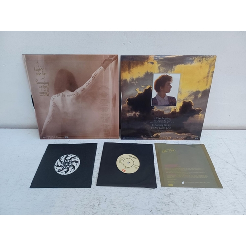 1388 - Five Kate Bush vinyl records to include 'Running Up That Hill' 12