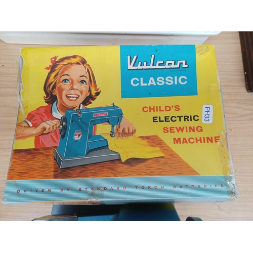 1534 - A boxed vintage Vulcan Classic child's electric sewing machine