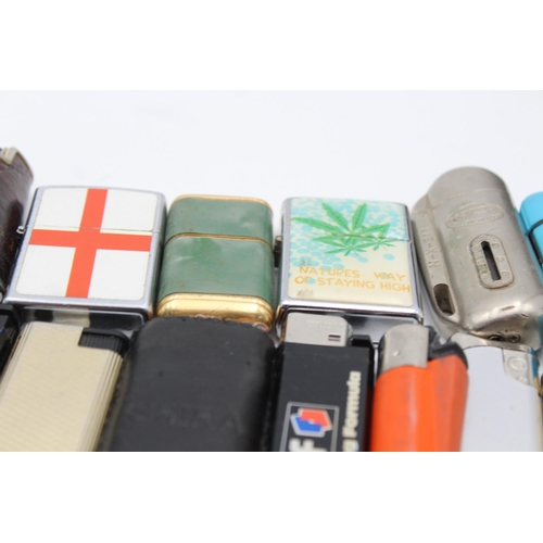 107 - Twenty five assorted cigarette lighters